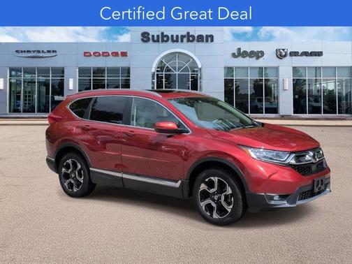 Red 2017 Honda CR-V Touring