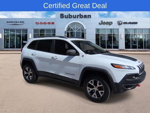 Bright White Clearcoat 2016 Jeep Cherokee Trailhawk