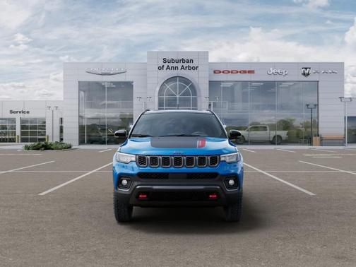 Hydro Blue Pearlcoat 2026 Jeep Compass Trailhawk