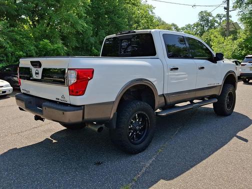 Pearl White 2018 Nissan Titan Platinum Reserve