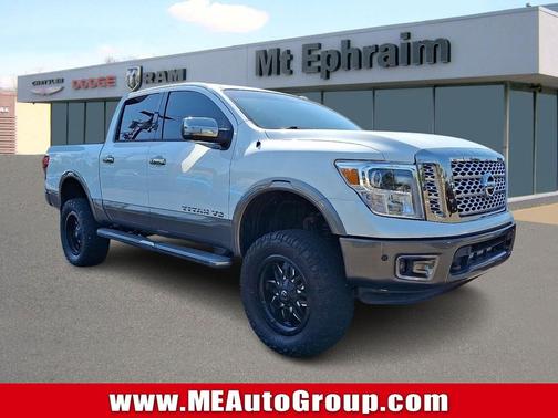 Pearl White 2018 Nissan Titan Platinum Reserve