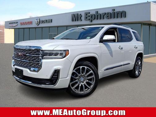 White Frost Tricoat 2023 GMC Acadia Denali