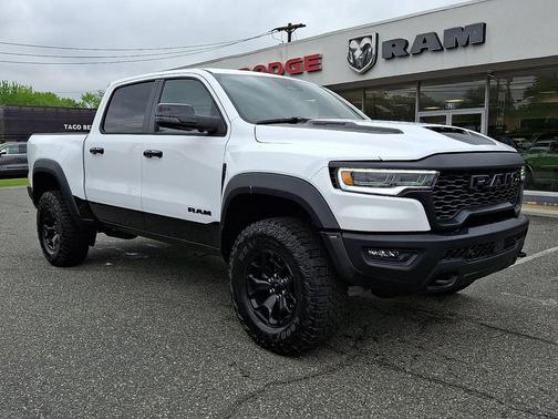 Bright White Clear-Coat Exterior Paint 2026 RAM 1500 RHO Crew Cab 4x4 5'7' Box