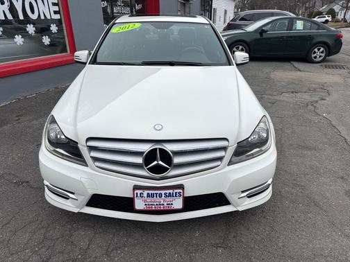WHITE 2012 Mercedes-Benz C-Class C 300 4MATIC Sport