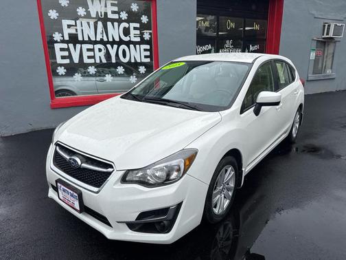 Crystal White Pearl 2015 Subaru Impreza 2.0i Premium