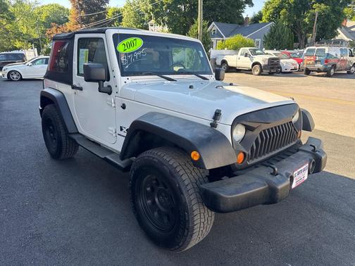 WHITE 2007 Jeep Wrangler X