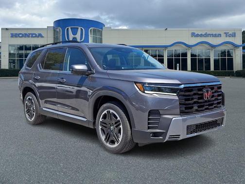 Modern Steel Metallic 2026 Honda Pilot Touring S