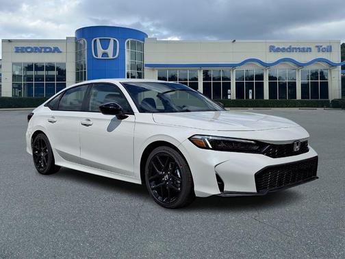 Platinum White Pearl 2026 Honda Civic Sport