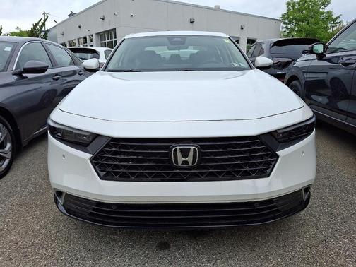 Platinum White Pearl 2026 Honda Accord Hybrid Touring