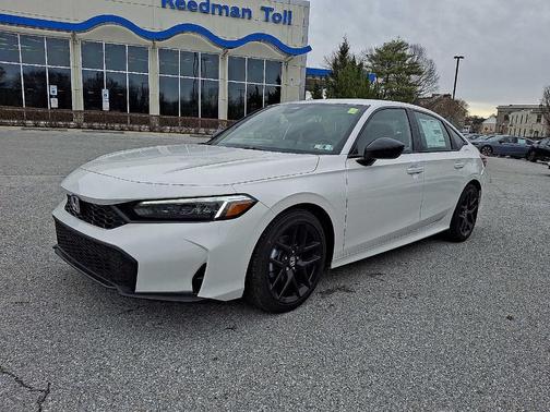 Platinum White Pearl 2026 Honda Civic Sport