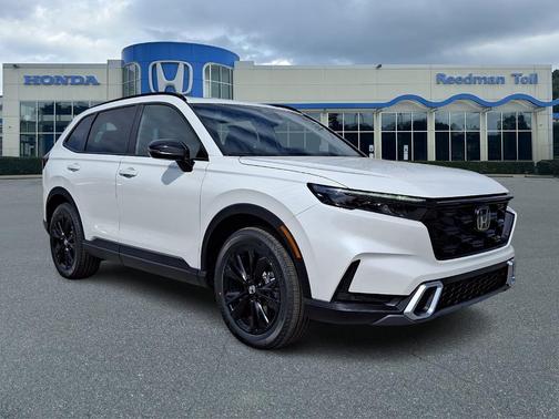 Platinum White Pearl 2026 Honda CR-V Hybrid Sport Touring