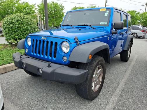Hydro Blue Pearl 2015 Jeep Wrangler Unlimited Sport