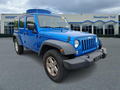 Hydro Blue Pearl 2015 Jeep Wrangler Unlimited Sport