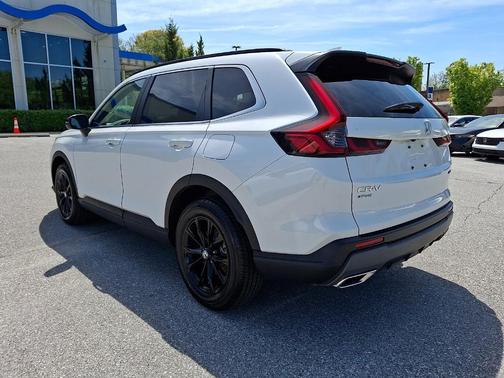 Platinum White Pearl 2025 Honda CR-V Hybrid Sport-L