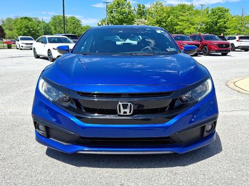 Aegean Blue Metallic 2021 Honda Civic Sport