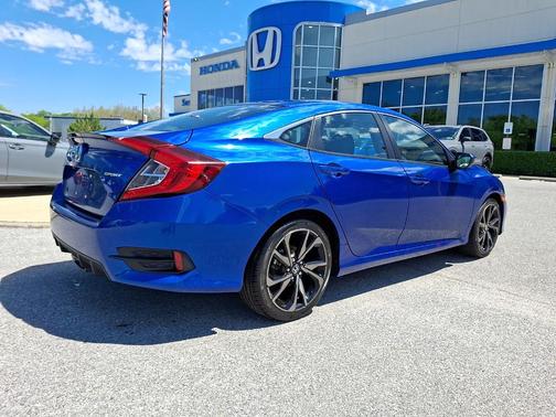 Aegean Blue Metallic 2021 Honda Civic Sport