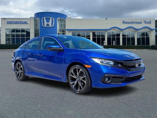 Aegean Blue Metallic 2021 Honda Civic Sport