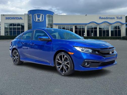 Aegean Blue Metallic 2021 Honda Civic Sport