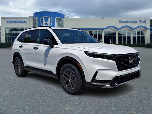 Platinum White Pearl 2026 Honda CR-V Hybrid TrailSport
