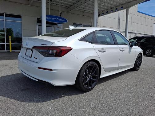 Platinum White Pearl 2026 Honda Civic Hybrid Sport