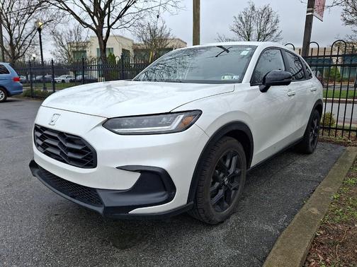 Platinum White Pearl 2023 Honda HR-V Sport