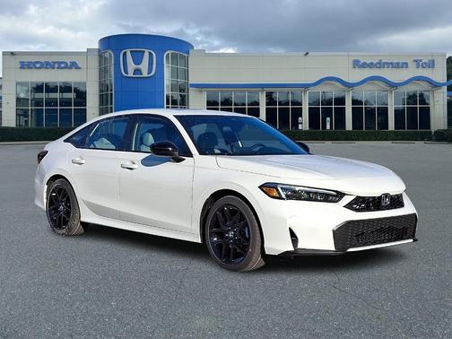 Platinum White Pearl 2026 Honda Civic Hybrid Sport