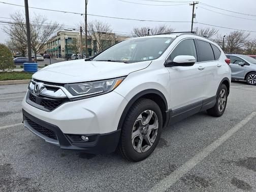 Platinum White Pearl 2019 Honda CR-V EX-L