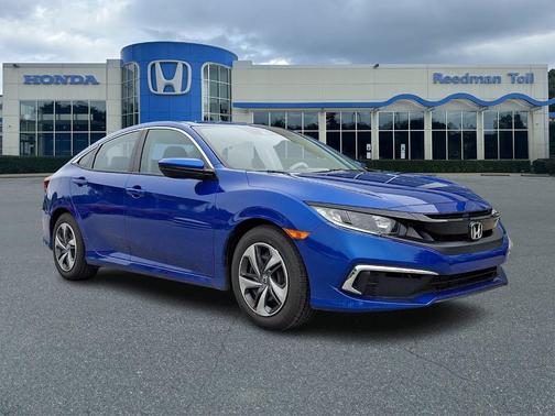 Aegean Blue Metallic 2019 Honda Civic LX