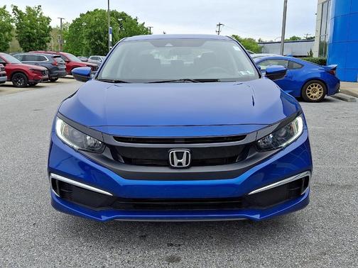 Aegean Blue Metallic 2019 Honda Civic LX