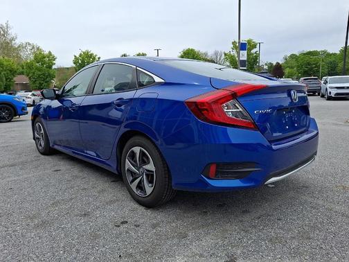 Aegean Blue Metallic 2019 Honda Civic LX