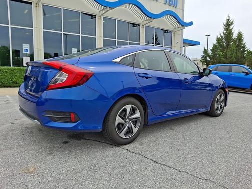 Aegean Blue Metallic 2019 Honda Civic LX