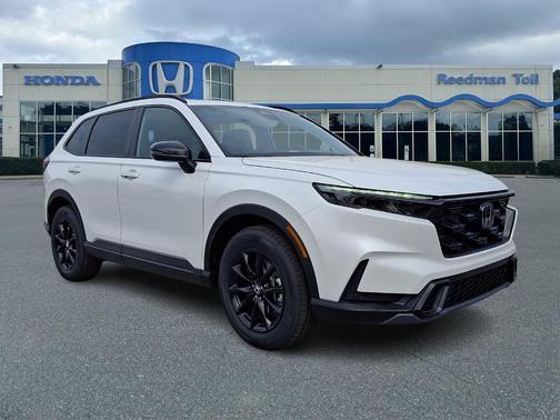 Platinum White Pearl 2026 Honda CR-V Hybrid Sport-L