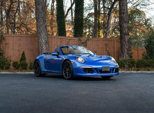 Blue 2016 Porsche 911 GTS