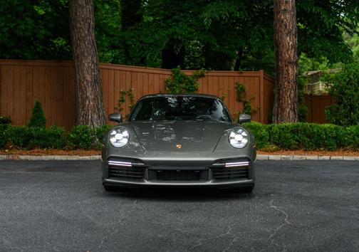 Green 2021 Porsche 911 Turbo S