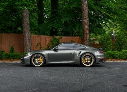 Green 2021 Porsche 911 Turbo S