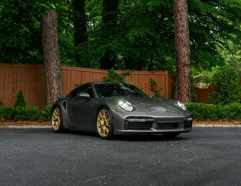 Green 2021 Porsche 911 Turbo S