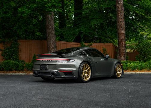 Green 2021 Porsche 911 Turbo S
