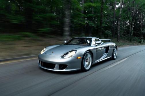 Silver 2005 Porsche Carrera GT