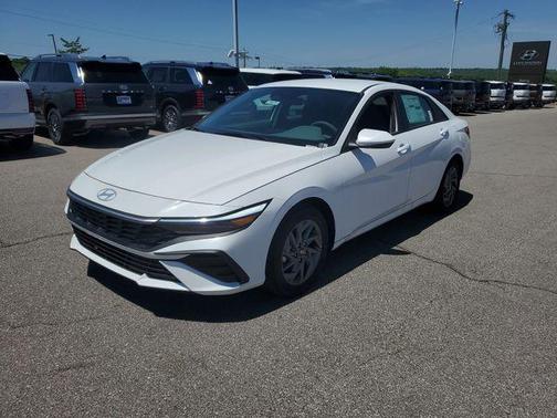 Serenity White Pearl 2026 Hyundai ELANTRA HEV Blue