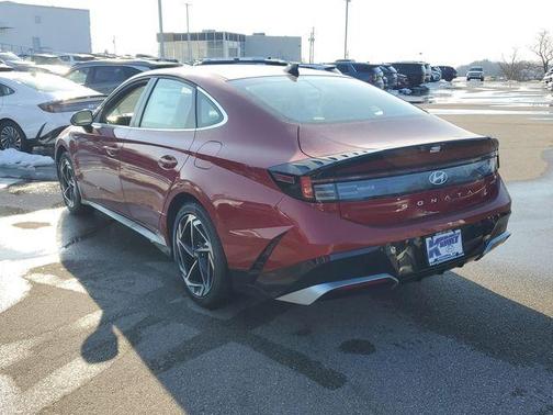 Red 2026 Hyundai SONATA SEL Sport