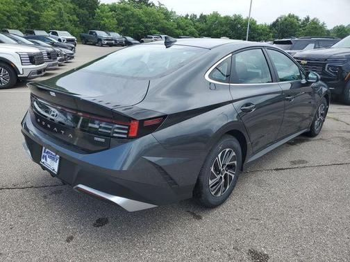 Portofino Gray 2026 Hyundai SONATA Hybrid Blue
