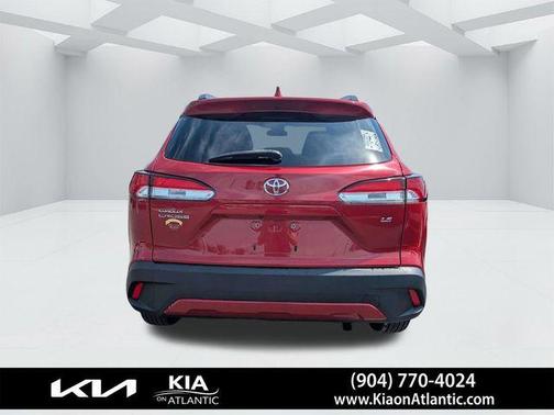 Barcelona Red Metallic 2022 Toyota Corolla Cross LE