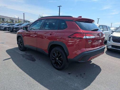 Barcelona Red Metallic 2022 Toyota Corolla Cross LE