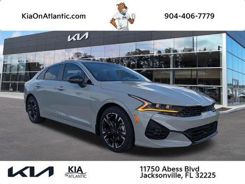 Gray 2023 Kia K5 GT-Line