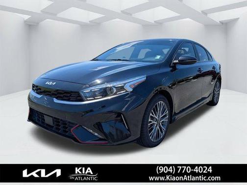 Aurora Black 2023 Kia Forte GT-Line