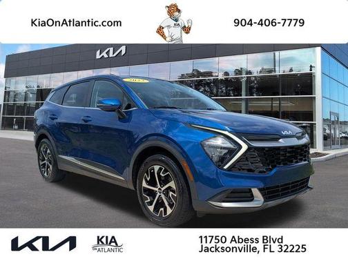 Sapphire Blue 2023 Kia Sportage EX