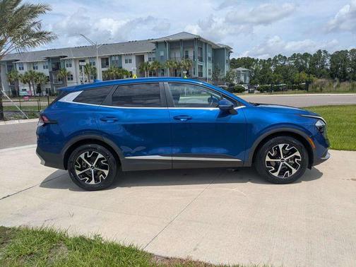 Sapphire Blue 2023 Kia Sportage EX