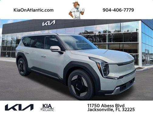 Ivory Silver 2026 Kia EV9 Light Long Range