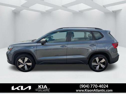 Platinum Gray Metallic 2024 Volkswagen Taos 1.5T S
