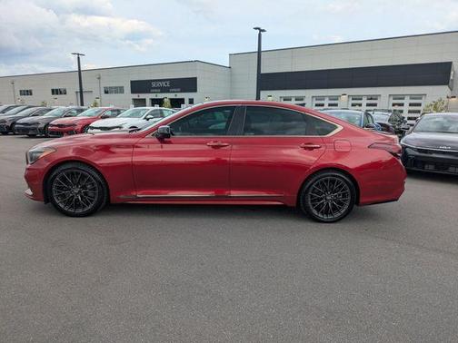 Red 2020 Genesis G80 3.3T Sport